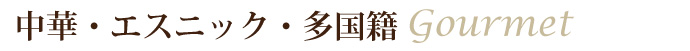 宝塚　グルメ　中華・エスニック・多国籍